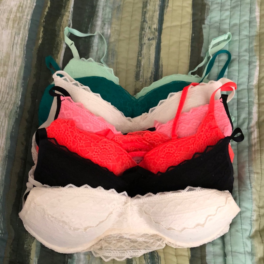 PINK by VS lace bra bundle